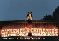 Cattlemen's Steak House Fort Worth, TX Postcard Postcard Postcard