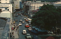 Broad Street Bridgetown, Barbados Caribbean Islands Postcard Postcard Postcard