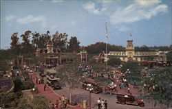 Town Square - Main Street Postcard