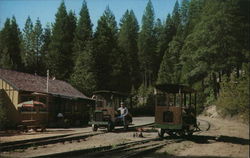 Jenny Railcars Fish Camp, CA Postcard Postcard Postcard