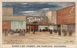 Rickey's Red Chimney San Francisco, CA Postcard Postcard Postcard