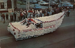 1st Prize Float, Memorial Day Parade - May 29, 1966 Hazel Park, MI Postcard Postcard Postcard