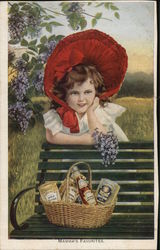 Heinz Girl: Mamma's Favorites Peanut Butter Advertising Postcard Postcard