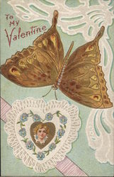 To my Valentine Postcard