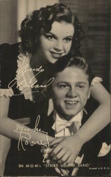 Mickey Rooney & Judy Garland "Strike up the Band" Postcard