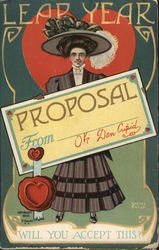 LEAP YEAR PROPOSAL Postcard Postcard