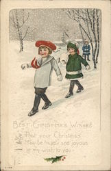 Best Christmas Wishes. Postcard