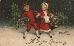 A Joyful Christmas Postcard