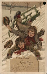 Christmas Greetings Postcard