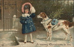 A Merry Christmas to You Postcard