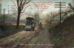 Buffalo Pitts Steam Roller Company Advertising Postcard Postcard