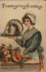 Thanksgiving Greetings Postcard