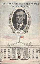 Portrait of President Woodrow Wilson Postcard