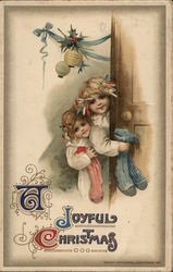 A Joyful Christmas Children Postcard Postcard