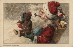 Best Christmas Wishes. Santa Claus Postcard Postcard