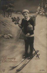 A Merry Christmas Postcard