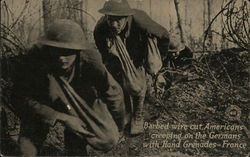 Two soldiers Postcard