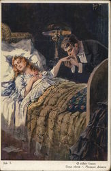 Pleasant Dreams Couples Postcard Postcard