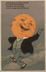 Laughing Moon Postcard