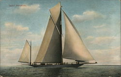 Yacht Navahoe Postcard