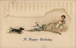 A Happy Birthday Postcard