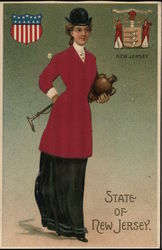 New Jersey Girl Postcard