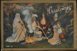 Halloween Children Postcard Postcard