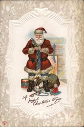 A Joyful Christmas to You Toys Postcard Postcard