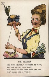 The Milliner. Postcard