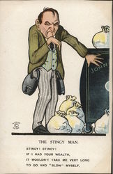 The Stingy Man Postcard