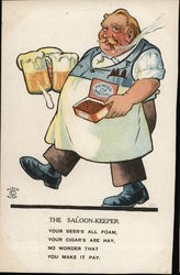 THE SALOON KEEPER Postcard