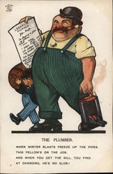 THE PLUMBER Postcard