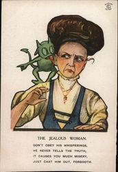 The Jealous Woman. Postcard