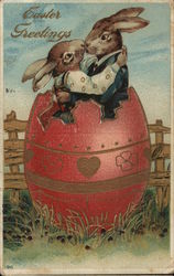 Easter Greetings Postcard