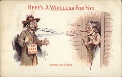 Here's a Wireless for You Postcard