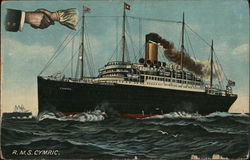 R. M. S. Cymric Cruise Ships Postcard Postcard