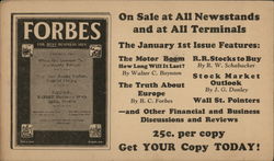 Forbes, 25c Per Copy Postcard