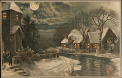 Winter Scene Postcard