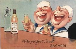 The Perfect Duet - Bacardi Rum Postcard