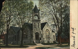 The First Baptist Church Postcard