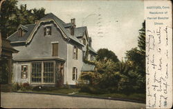 Residence of Harriet Beecher Stowe Postcard