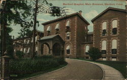 Hartford Hospital, Main Entrance Postcard