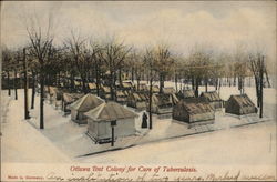 Ottawa Tent Colony fro Care of Tuberculosis Postcard