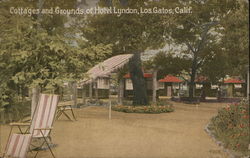 Hotel Lyndon - Cottages and Grounds Los Gatos, CA Postcard Postcard Postcard