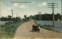 Turner Road, Lake Auburn Maine Postcard Postcard Postcard