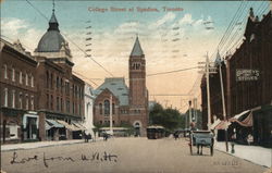 College Street at Spadina Toronto, ON Canada Ontario Postcard Postcard Postcard