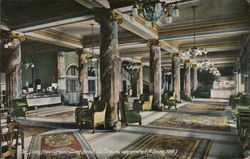 Hotel Virginia - Lobby Postcard