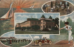 Long Beach Sanitarium California Postcard Postcard Postcard