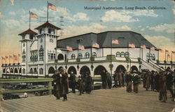 Municipal Auditorium Long Beach, CA Postcard Postcard Postcard