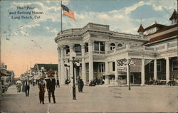 The "Pike" and Bathing House Postcard